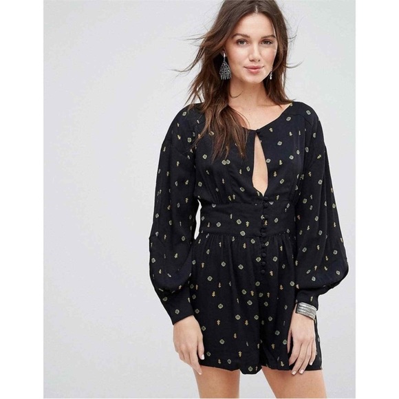 Free People Love Grows Romper Size Small - Picture 1 of 6